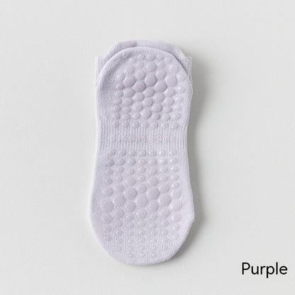 Women's Non-slip Silicone Cotton Pilates Fitness Socks