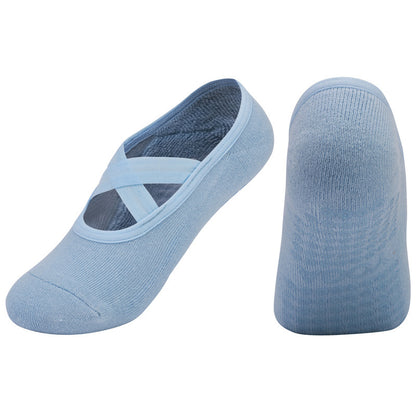 Cross Strap Non-Slip Pilates Socks