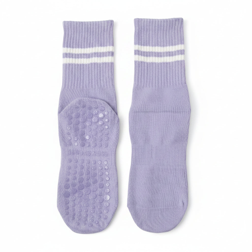 Mid-calf Pilates Socks with Grips