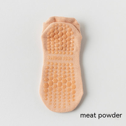Women's Non-slip Silicone Cotton Pilates Fitness Socks
