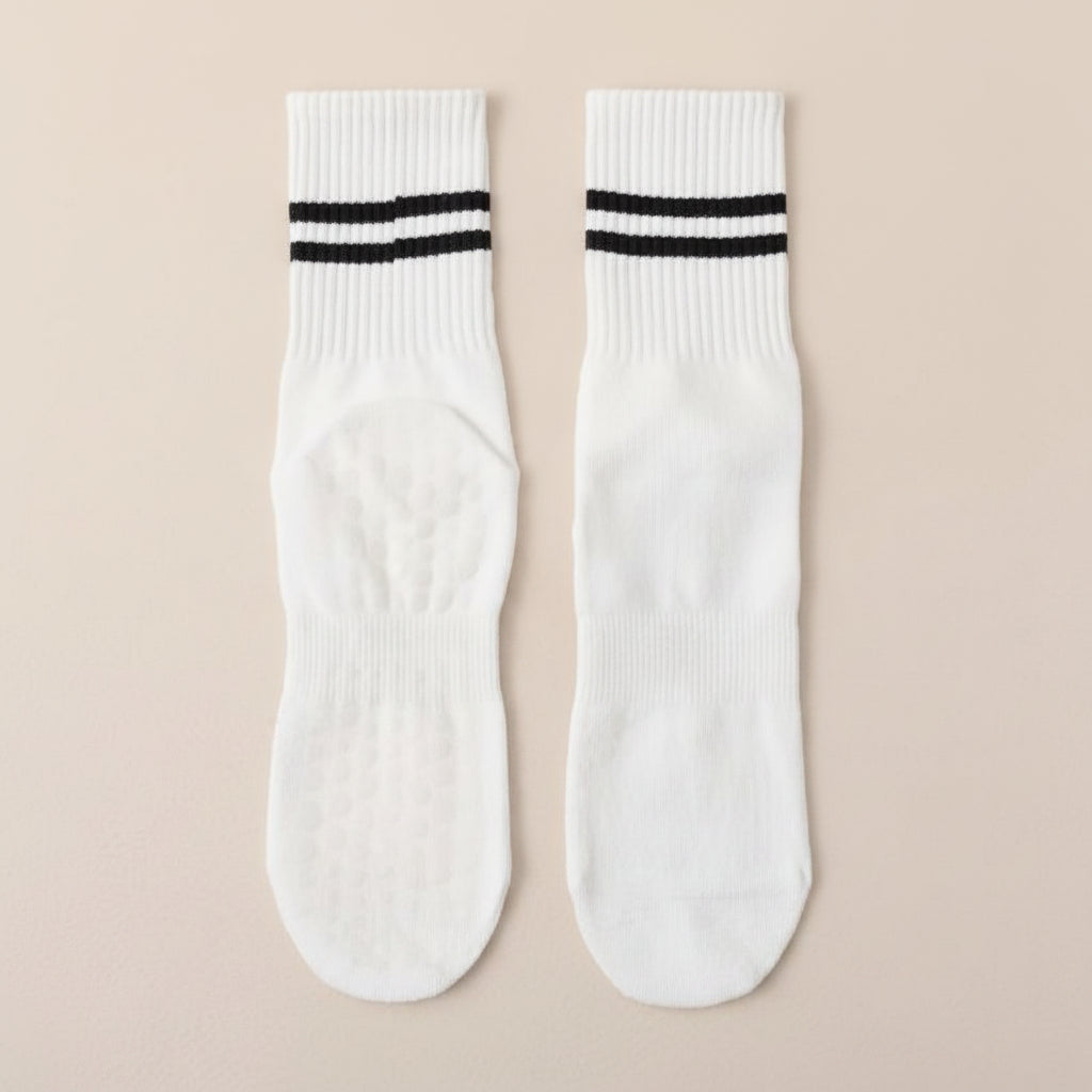 Mid-calf Pilates Socks with Grips