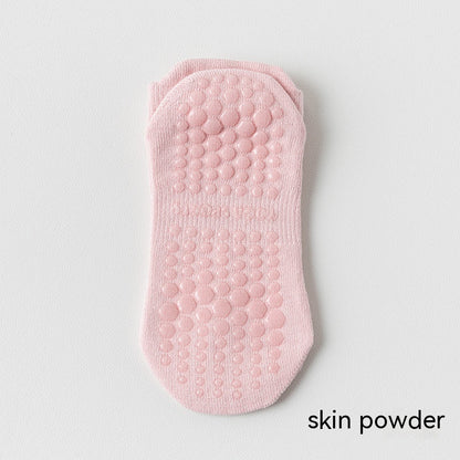 Women's Non-slip Silicone Cotton Pilates Fitness Socks