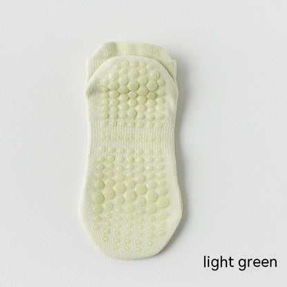 Women's Non-slip Silicone Cotton Pilates Fitness Socks