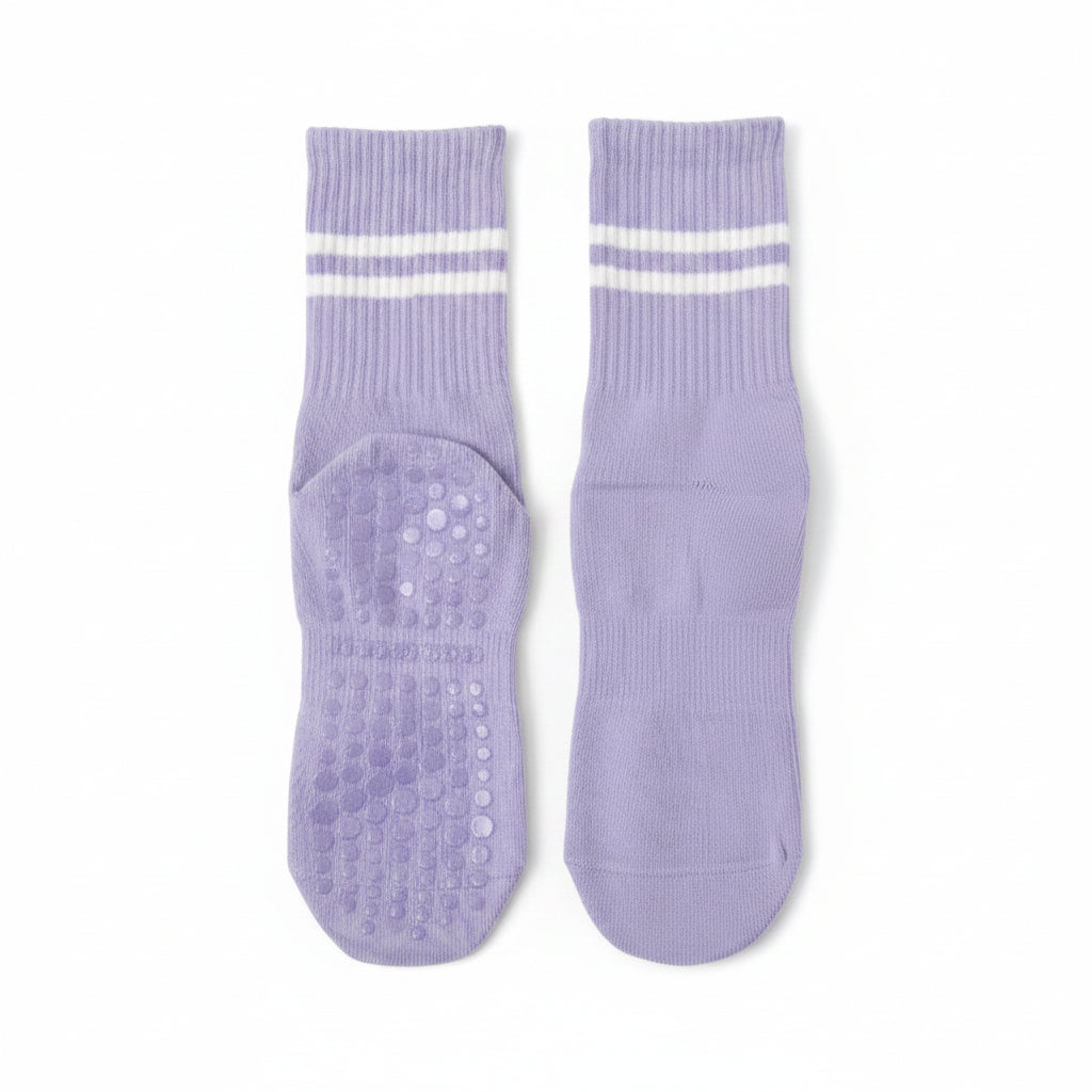 Mid-calf Pilates Socks with Grips